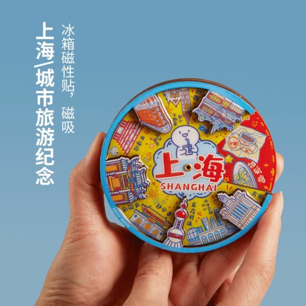 Shanghai Bund Landmark Refrigerator Magnet - 2024 Souvenir - Image 2