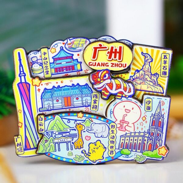 Guangzhou Refrigerator Stickers - Cantonese Morning Tea Souvenirs - Image 42