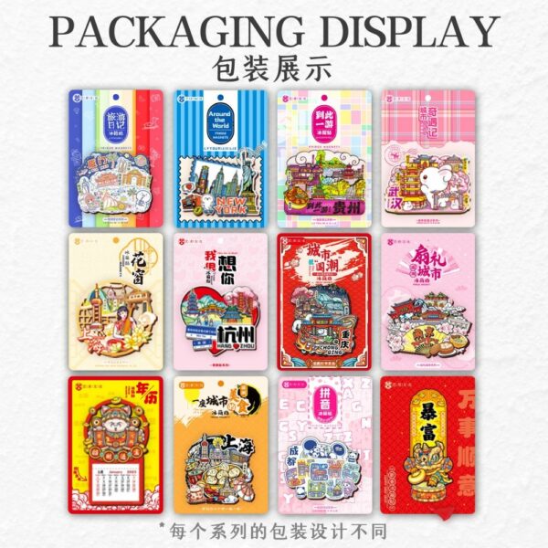 China National Travel Refrigerator Sticker - Beijing Souvenirs - Image 6