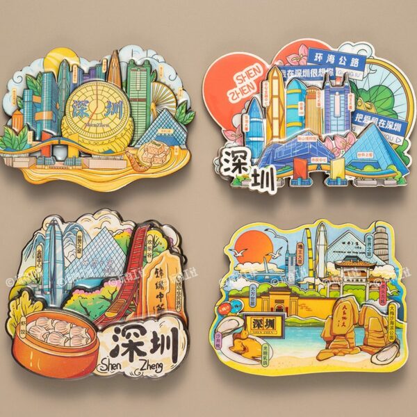 Guangdong Travel Souvenir Refrigerator Stickers