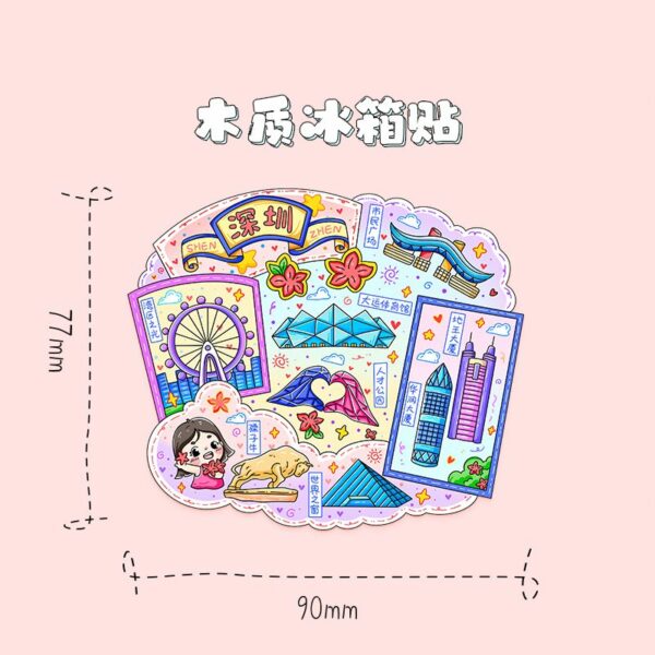 Guangdong Metal Travel Refrigerator Sticker - Image 14