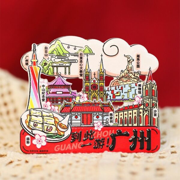 Guangzhou Refrigerator Stickers - Cantonese Morning Tea Souvenirs - Image 41