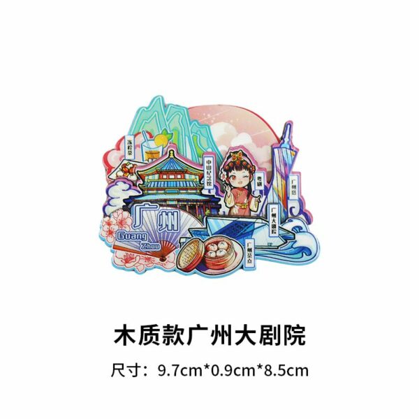 Guangzhou Refrigerator Stickers - Cantonese Morning Tea Souvenirs - Image 8