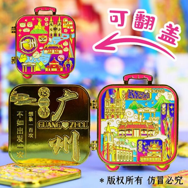 Guangzhou Refrigerator Stickers - Cantonese Morning Tea Souvenirs - Image 35