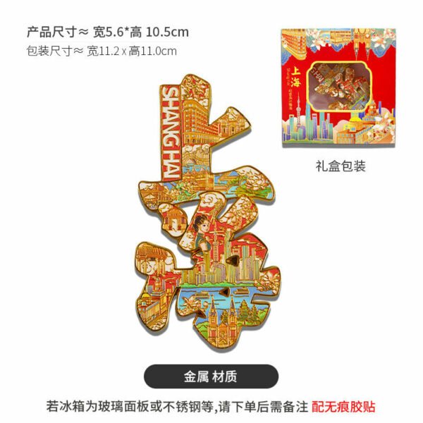 Shanghai Bund Landmark Refrigerator Magnet - 2024 Souvenir - Image 7