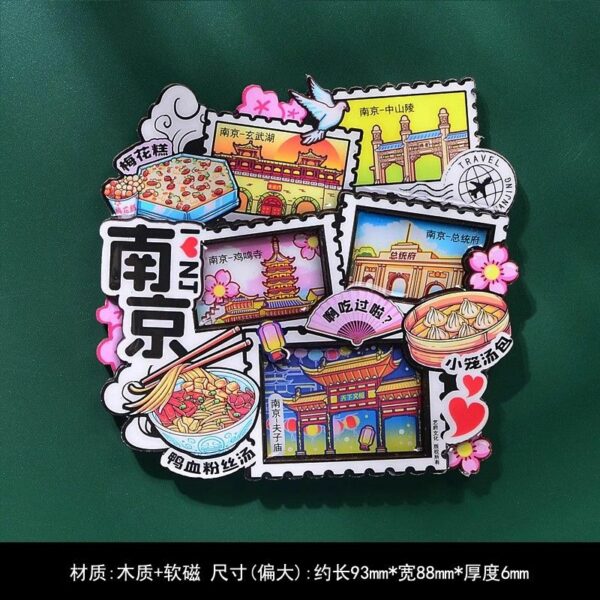 2025 Nanjing 3D Magnetic Refrigerator Sticker - Creative Travel Souvenir - Image 15