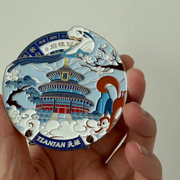 Beijing Temple of Heaven Rotating Refrigerator Sticker - Cultural Souvenir - Image 7