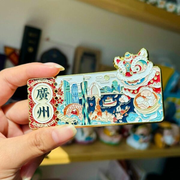 Guangzhou Metal Refrigerator Sticker - Magnetic Travel Souvenir