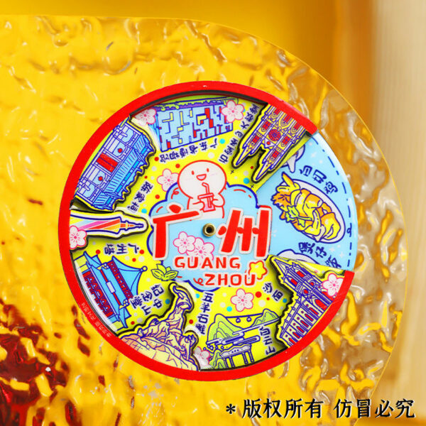 Guangzhou Refrigerator Stickers - Cantonese Morning Tea Souvenirs - Image 36