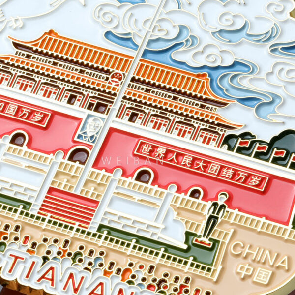 2024 Beijing Forbidden City Souvenir Refrigerator Sticker - Image 3